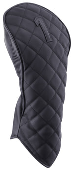 Majek Golf Clubs Premium Protective Black Rouge Style Quilted Texture #1 Driver Head Cover
