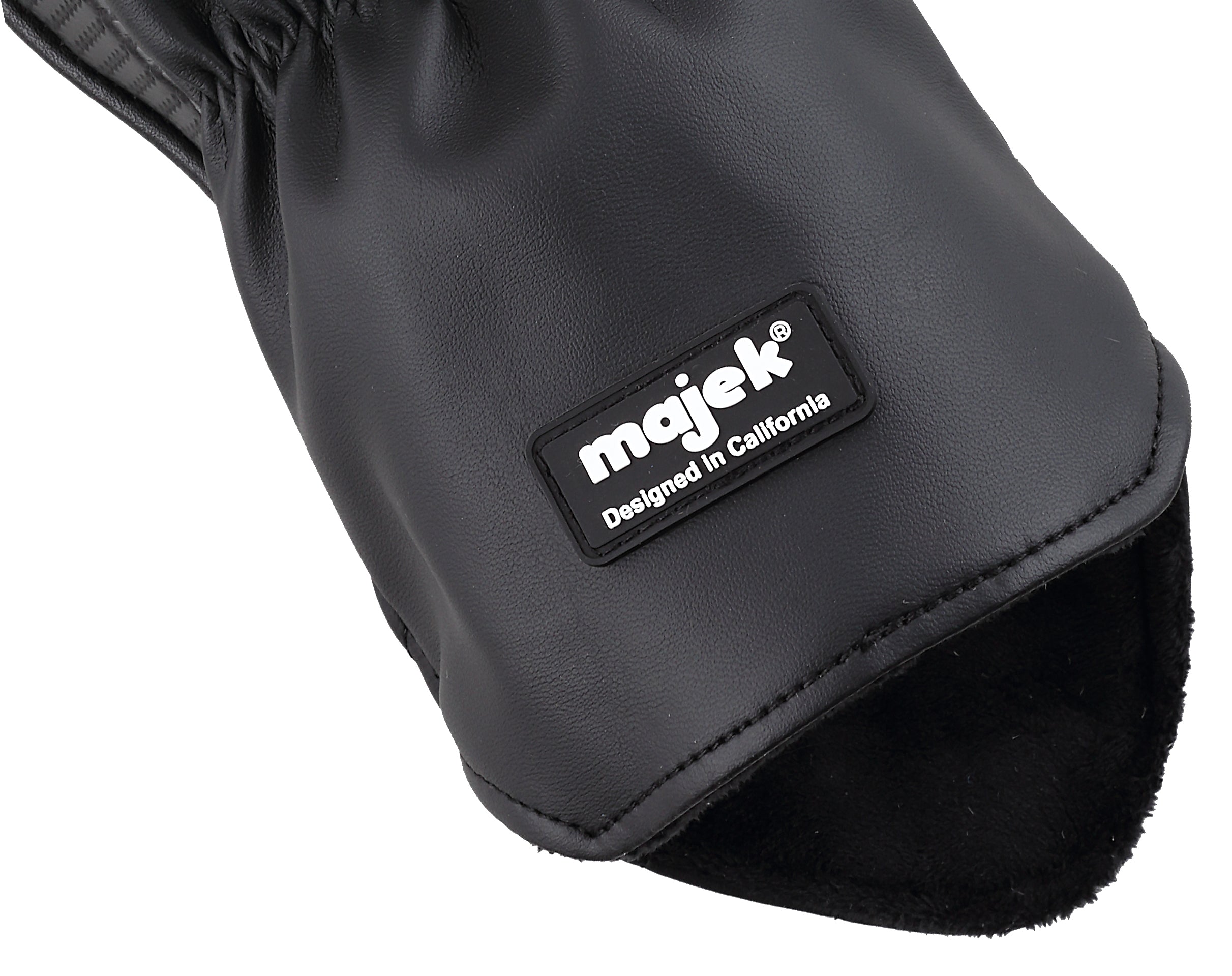 Majek Golf Clubs Premium Protective Black Rouge Style Quilted Texture #1 Driver Head Cover
