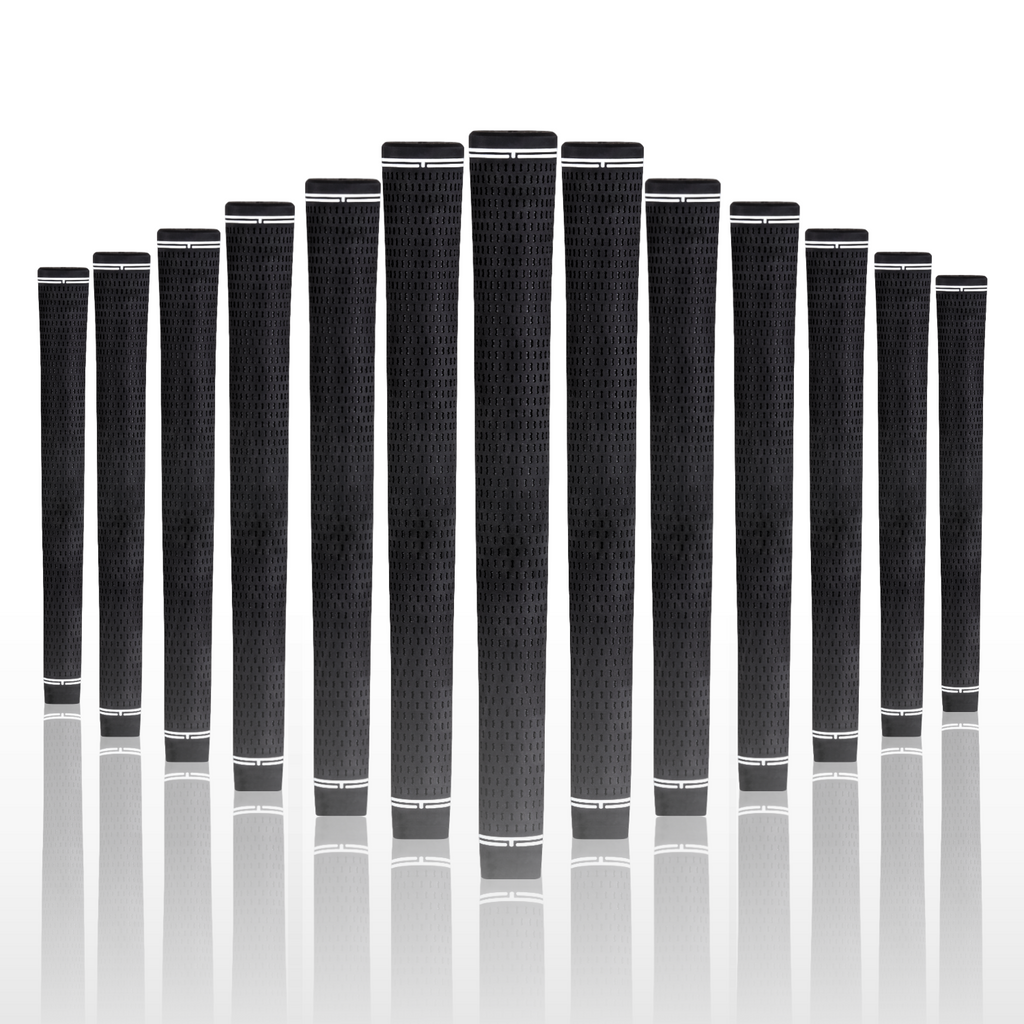 Majek Golf Club Grips Super Jumbo Extra Large Tour 360 Degree Black -