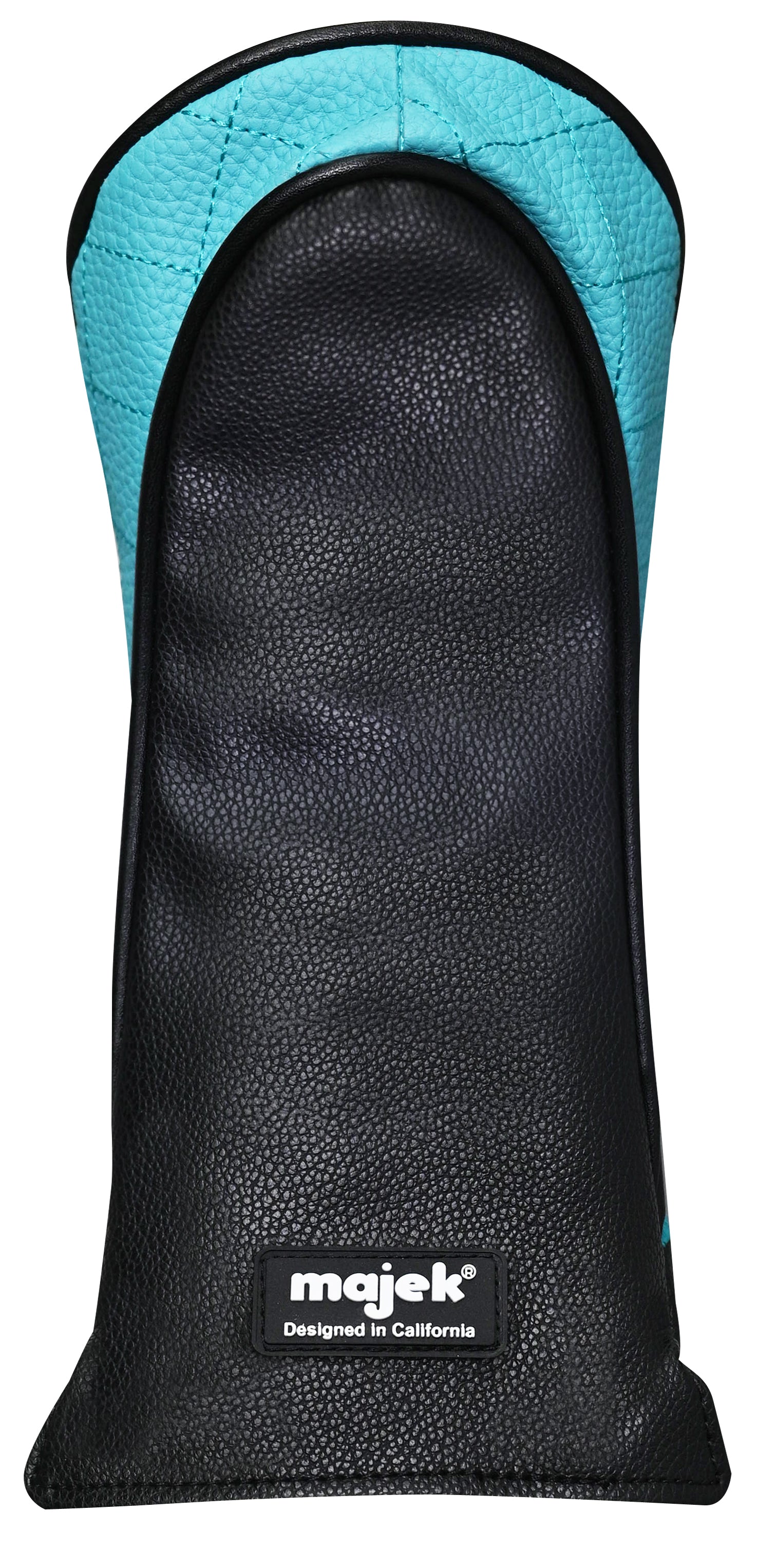 Majek Golf Clubs Premium Protective Teal White and Black Head Covers