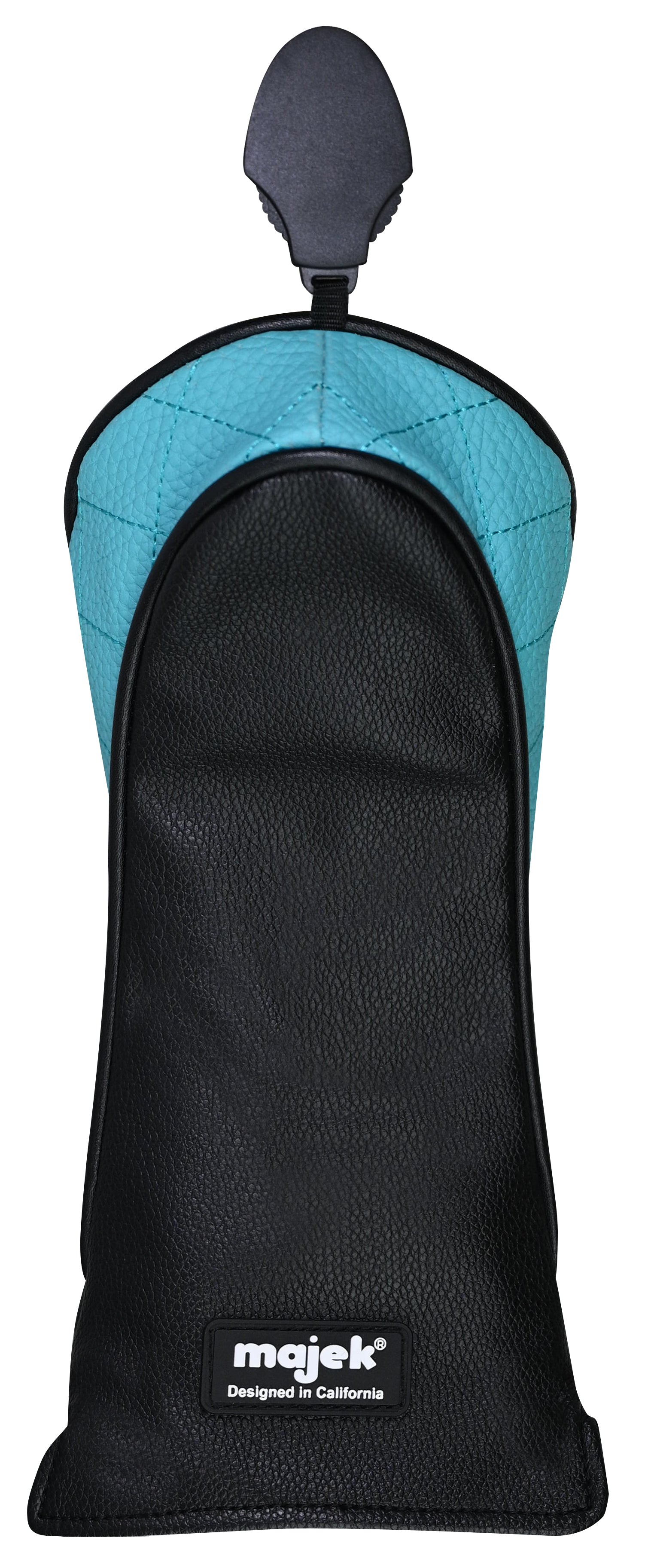 Majek Golf Clubs Premium Protective Teal White and Black Head Covers