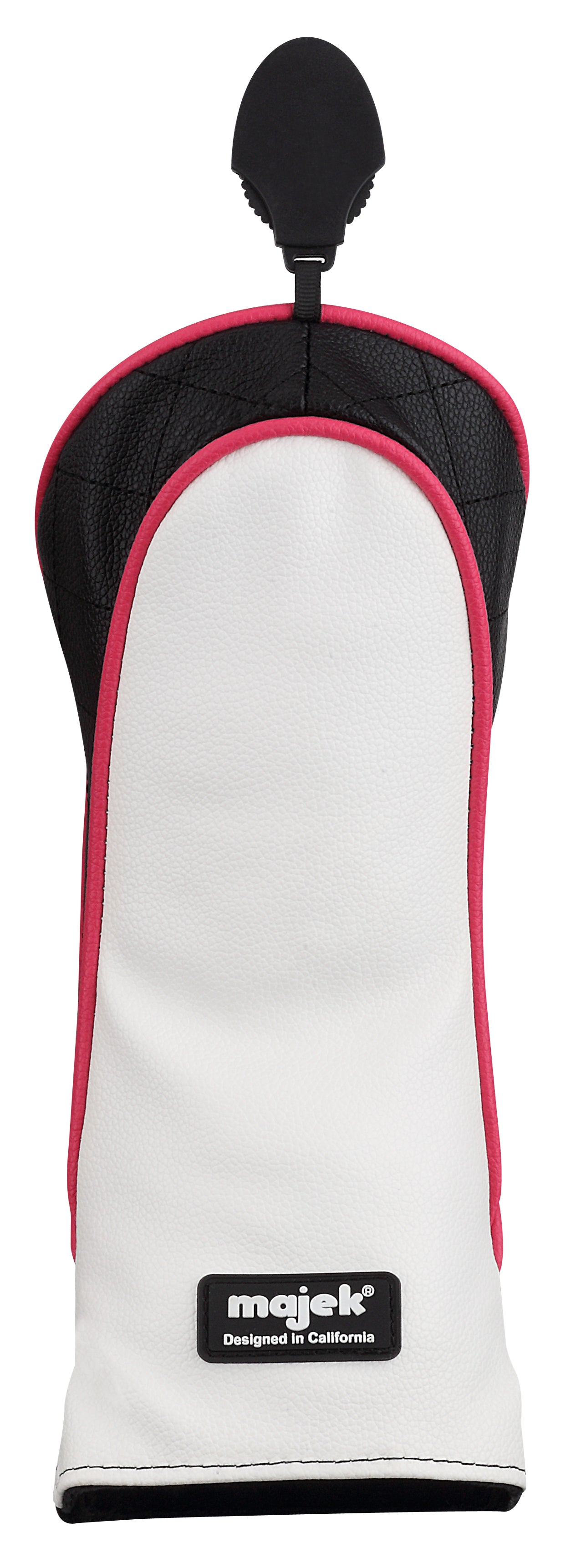 Majek Golf Clubs Premium Protective Pink Teal White and Black Head Covers