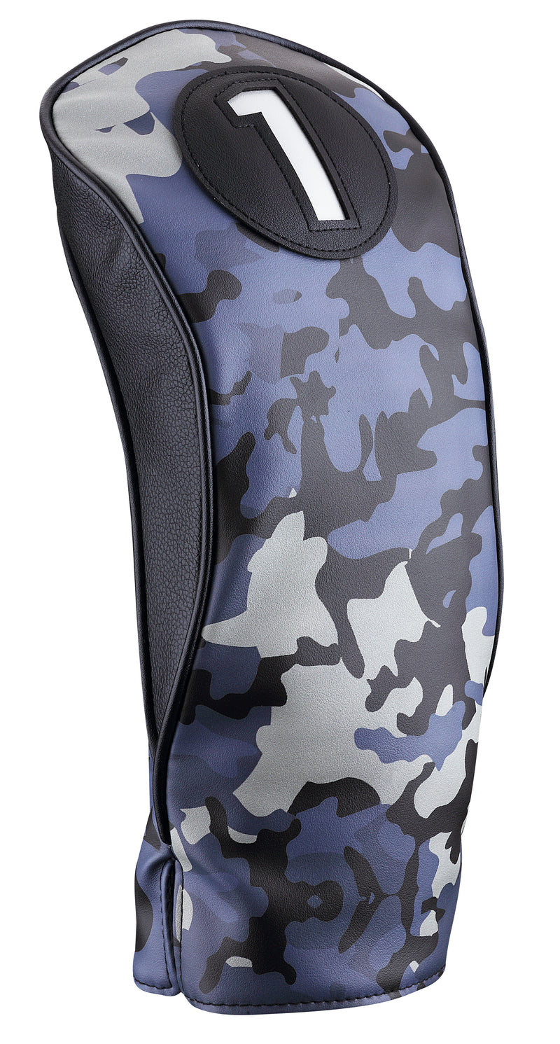 Majek Black and Blue Camo Head Covers