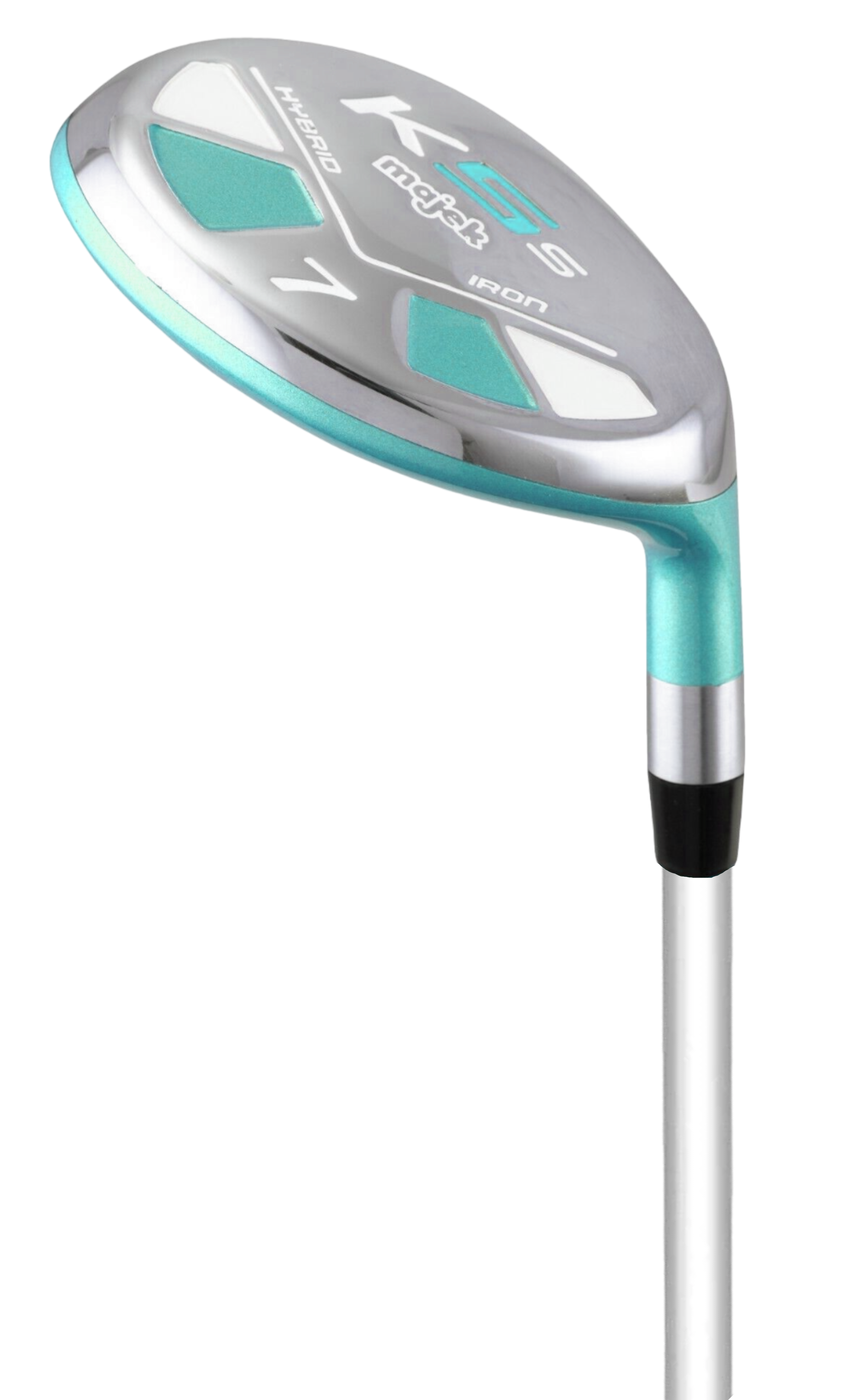 Majek K5s Teal Ladies Golf Hybrids Irons Set Womens All True Hybrid Ultra Light Weight Forgiving Includes 4-SW