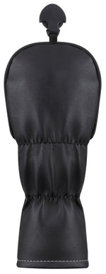 Majek Retro Golf Headcovers White Red and Black Vintage Leather Style 1 3 5 X H Driver Fairway and Hybrid Head Covers Fits 460cc Drivers Classic Look