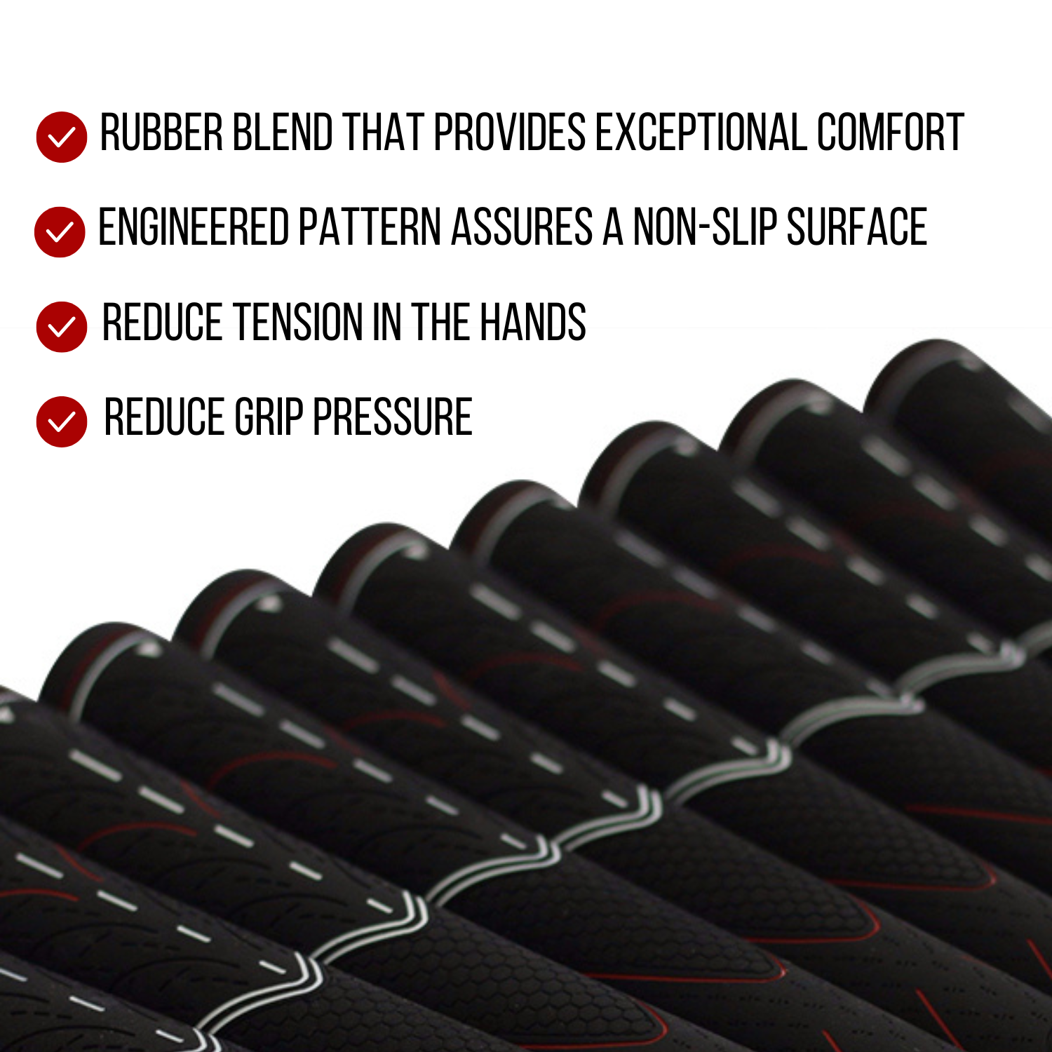 Majek K5 Women's Tour Pro Black 13 Piece Golf Grips
