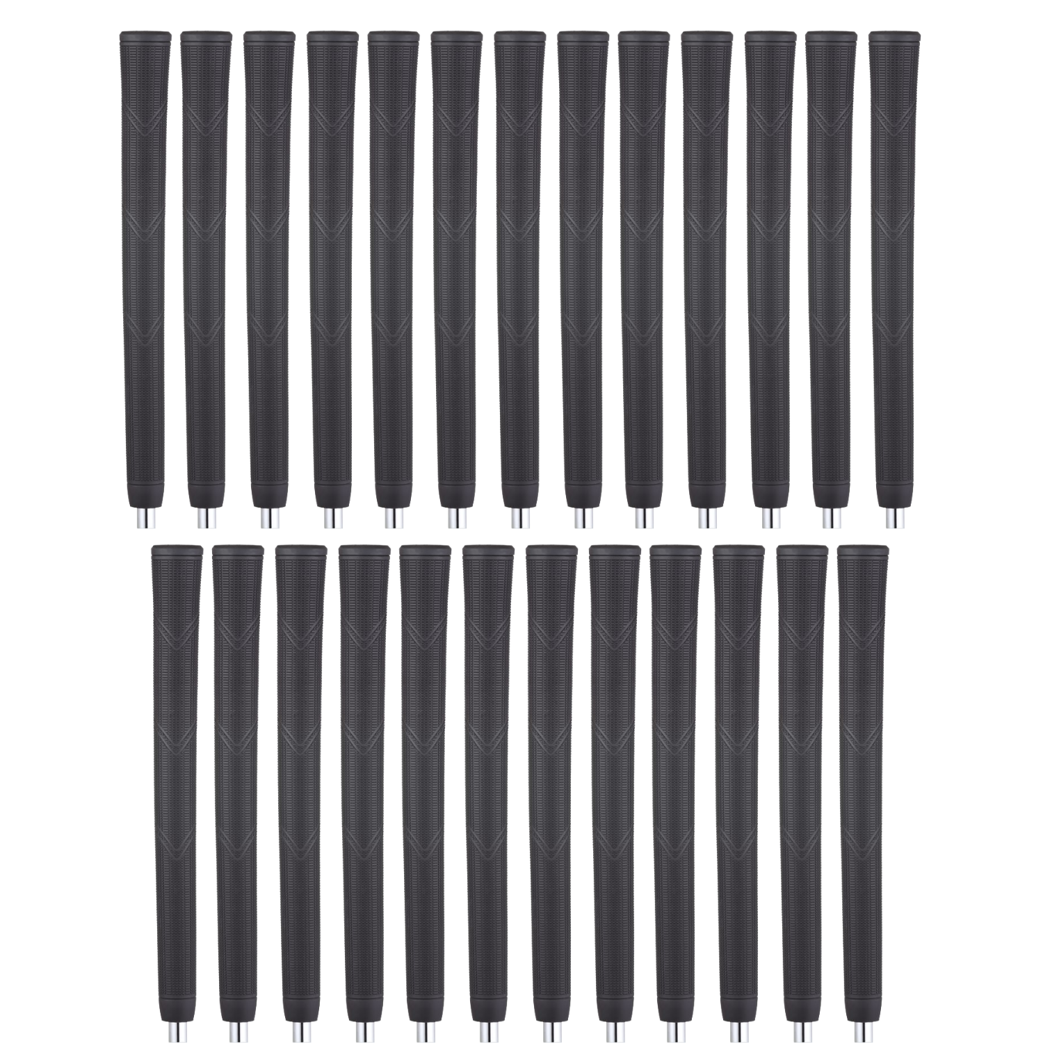 Majek Golf Club Grips Super Jumbo Arthritic Extra Large Tour 360 Degree Black - NO LOGO - Round .600 Extra Large XL XXL Great for Senior Golfers with Big Hands - Premium Rubber Golf Grips - 13 Pack High Traction Arthritic Grips