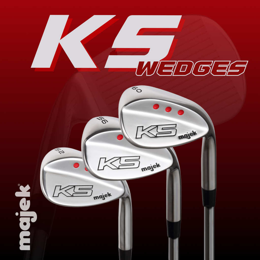 Majek K5 Golf Men's Complete Wedge Set: 52° Gap Wedge (GW), 56 Majek K5 Golf Men's Complete Wedge Set: 52° Gap Wedge (GW), 56