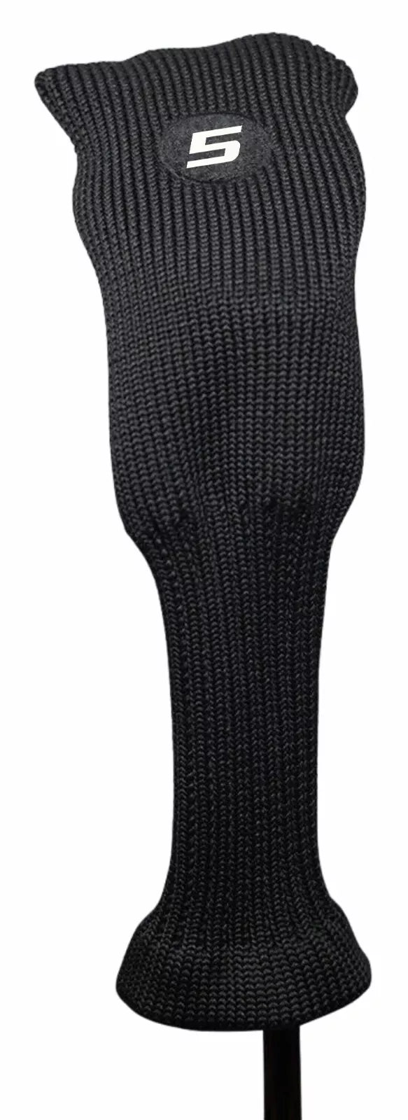 Majek All Hybrid Golf Club Black Sleek Tight Fit Headcover Set and Individual #3-SW Acrylic Head Covers