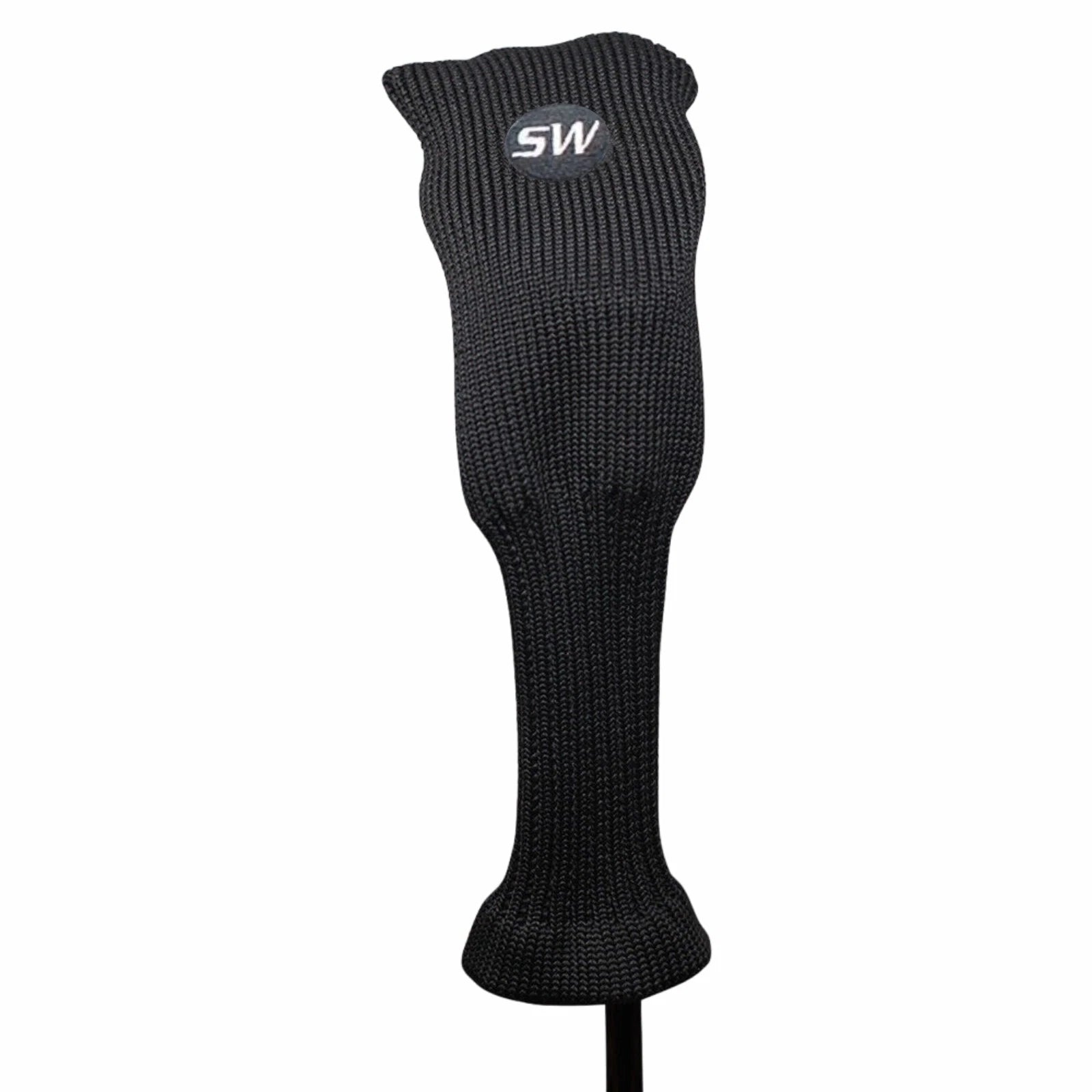 Majek All Hybrid Golf Club Black Sleek Tight Fit Headcover Set and Individual #3-SW Acrylic Head Covers