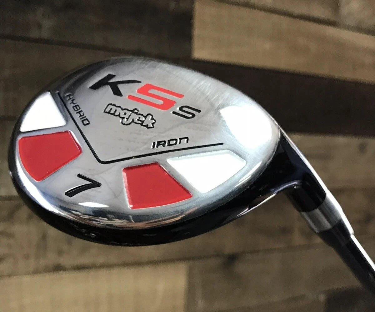Demo Mens Senior Hybrid Golf Set 3 - PW Graphite Clubs Right Handed All Hybrids
