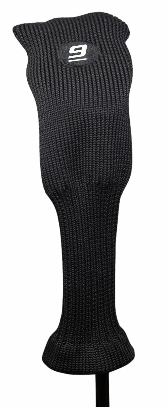 Majek All Hybrid Golf Club Black Sleek Tight Fit Headcover Set and Individual #3-SW Acrylic Head Covers
