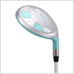 Majek K5s Teal Ladies Golf Hybrids Irons Set Womens All True Hybrid Ultra Light Weight Forgiving Includes 4-SW