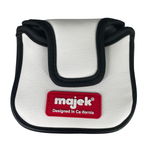 Majek Poker Black Diamond Retro Vintage Square-Shape Mallet Style Putter Head Cover