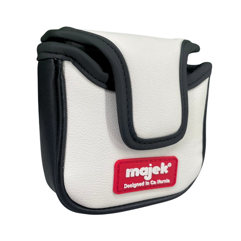 Majek Poker Black Diamond Retro Vintage Square-Shape Mallet Style Putter Head Cover