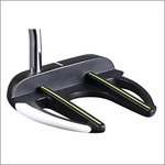 Majek K5 P-202 Lime and Black Golf Lady Putter Club Claw Style Forgiving Mallet Precision Steel Shaft Perfect for Lining up Your Putts