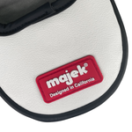 Majek Poker Black Diamond Retro Vintage D-Shape Mallet Style Putter Head Cover