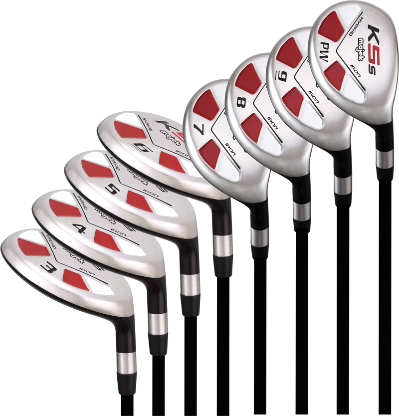 Single Length-One Length Ladies Majek Golf K5 Lady All True Hybrid Clubs Complete Full Hybrid Set Includes #3,4,5,6,7,8,9,PW