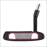 Majek K5 P-200 Red and Black Off Set Blade Golf Lady Putter Precision Steel Shaft Perfect for Lining up Your Putts