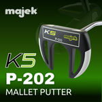 Majek K5 P-202 Lime and Black Golf Putter Men's Club Claw Style Forgiving Mallet Perfect for Lining up Your Putts