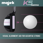 Majek K5 Chipper 37 Degree Teal and Pink Right Handed Ladies Standard Golf Club