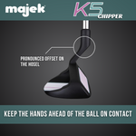 Majek K5 Chipper 37 Degree Teal and Pink Right Handed Ladies Standard Golf Club