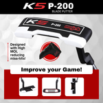 Majek Lady Golf Package: 12.5 Driver + 3/5 Wood + 3-PW Hybrid Set + P-200 Blade Putter with Headcovers and Black Teal Golf Bag