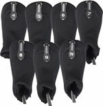 Black All Hybrid Headcover Sets Golf Club Covers Head Cover Neoprene Mesh Complete