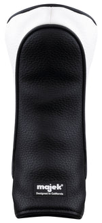 Majek Golf Clubs Premium Protective Black& White Striped  Driver and Fairway Wood Head Covers #1/3/5/X