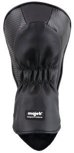 Majek Golf Clubs Premium Protective Black Rouge Style Quilted Texture #1 Driver Head Cover