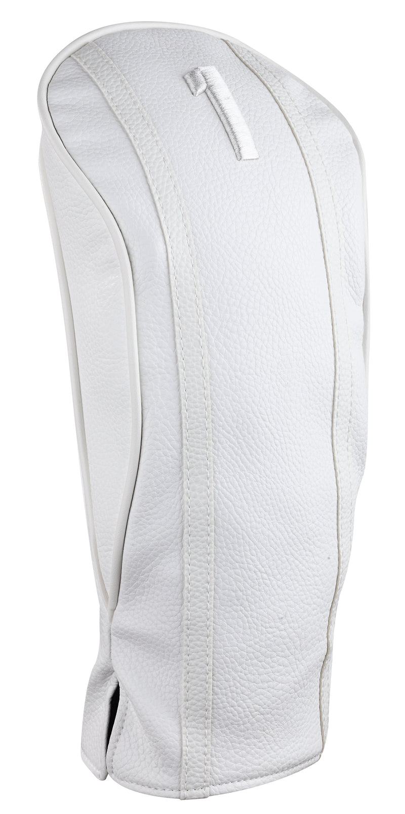 Majek Golf Clubs Premium Protective White Body & White Stripes Head Covers