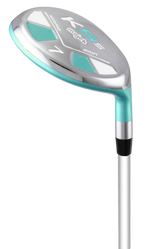 Majek K5s Teal Ladies Golf Hybrids Irons Set Womens All True Hybrid Ultra Light Weight Forgiving Includes 4-SW