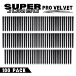 Majek Golf Club Grips Super Jumbo Extra Large Tour 360 Degree Black - NO LOGO - Round .600 Extra Large XL XXL Great for Tall Golfers with Big Hands - Premium Rubber Golf Grips -High Traction