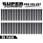 Majek Golf Club Grips Super Jumbo Extra Large Tour 360 Degree Black - NO LOGO - Round .600 Extra Large XL XXL Great for Tall Golfers with Big Hands - Premium Rubber Golf Grips -High Traction