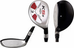 Senior Single Length - One Length Men's Majek Golf All Hybrid Complete Full Set, which Includes: #3 4 5 6 7 8 9 PW Senior Flex Total of 8 Right Handed New Utility “A” Flex Clubs