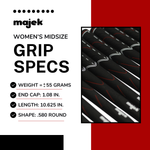 Majek K5 Women's Tour Pro Black 13 Piece Golf Grips