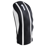 Majek Golf Clubs Premium Protective Black& White Striped  Driver and Fairway Wood Head Covers #1/3/5/X