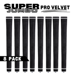 Majek Golf Club Grips Super Jumbo Extra Large Tour 360 Degree Black - NO LOGO - Round .600 Extra Large XL XXL Great for Tall Golfers with Big Hands - Premium Rubber Golf Grips -High Traction