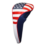 Majek USA Patriot Golf Zipper Head Covers Driver #1 Headcover Neoprene