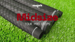 Majek Black Midsize No Logo Grips