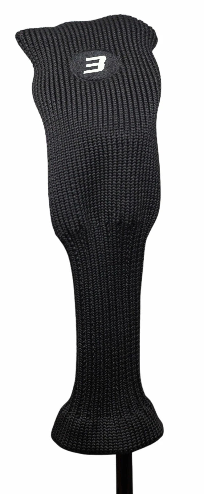 Majek All Hybrid Golf Club Black Sleek Tight Fit Headcover Set and Individual #3-SW Acrylic Head Covers